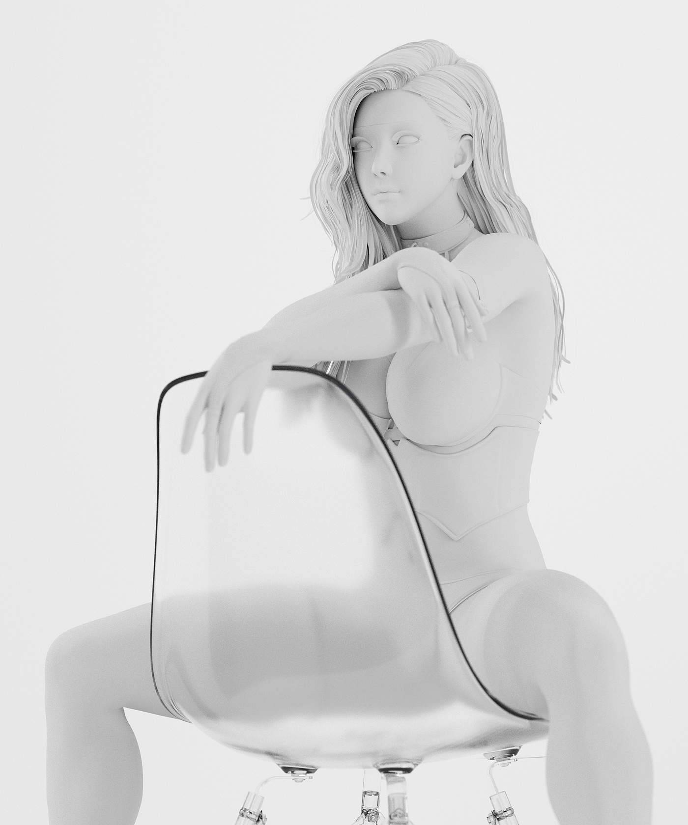portrait，Render，scene，Dirty old，