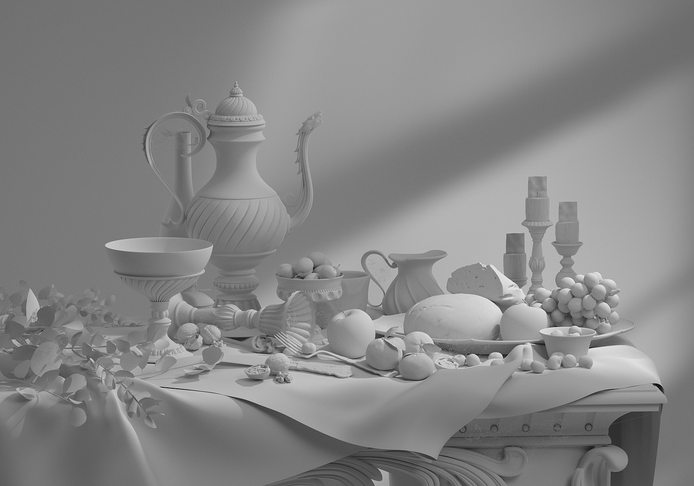 portrait，Render，scene，Dirty old，