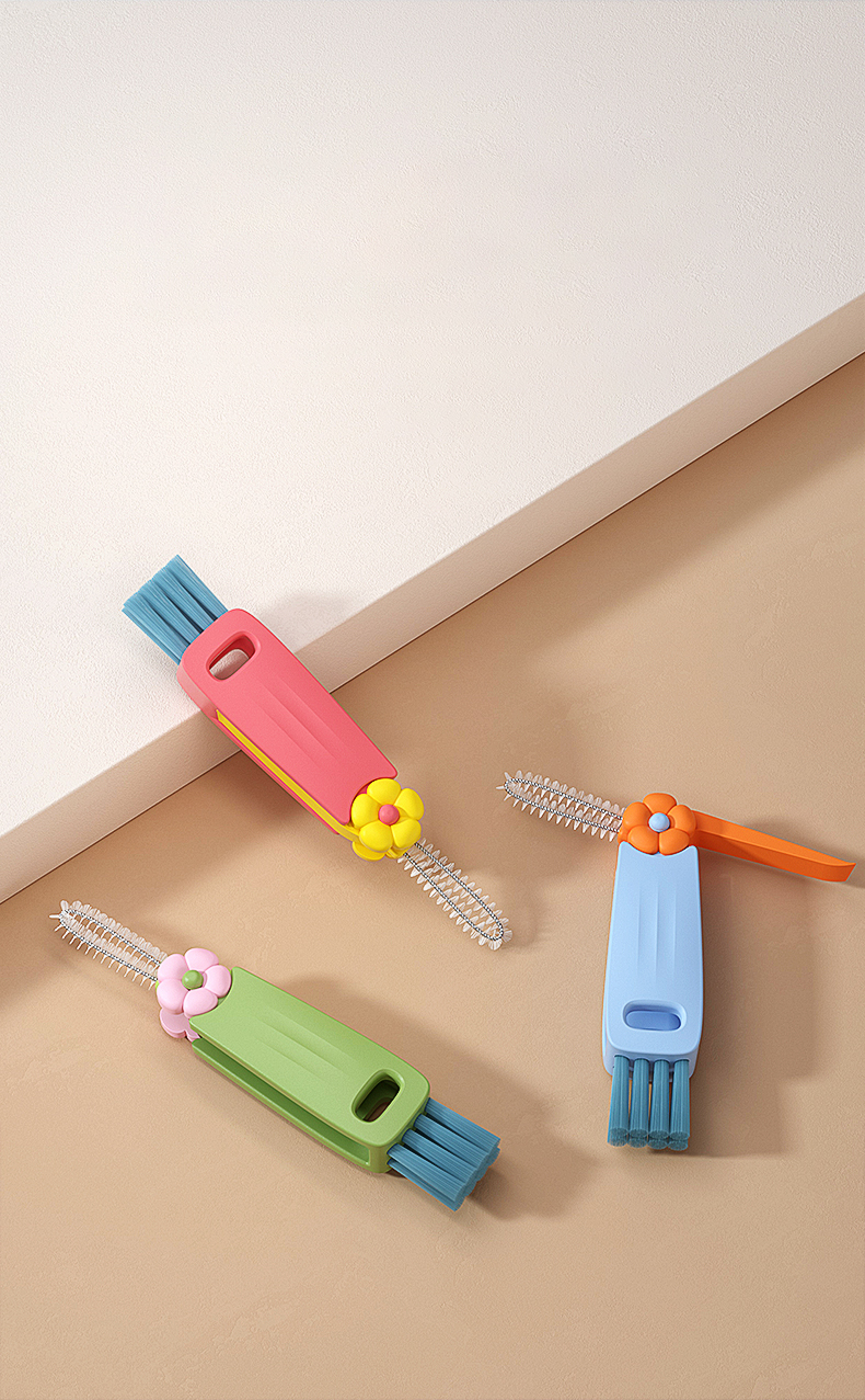 Cup lid brush，clean，brush，multi-function，