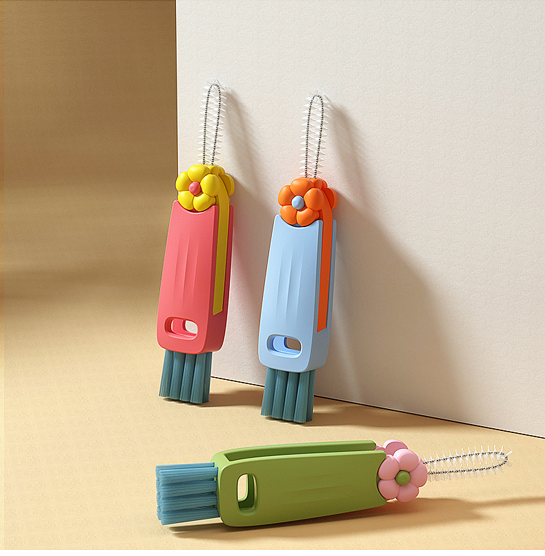 Cup lid brush，clean，brush，multi-function，