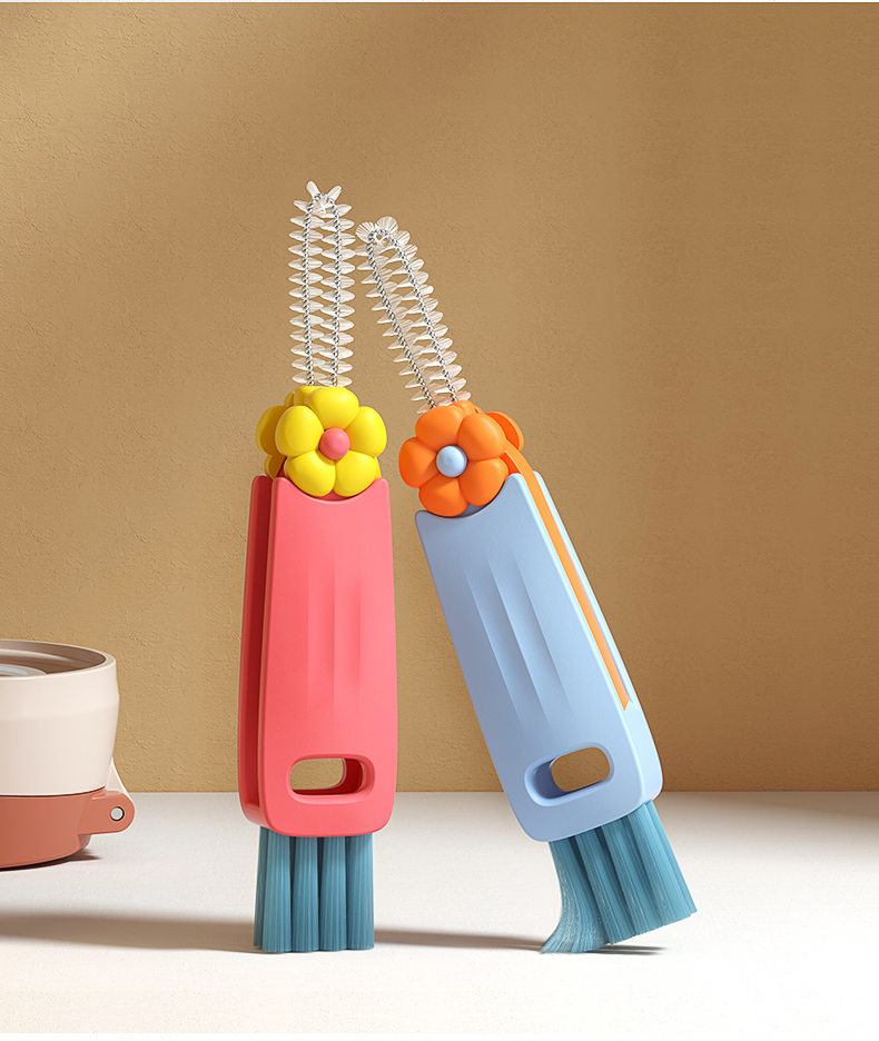 Cup lid brush，clean，brush，multi-function，
