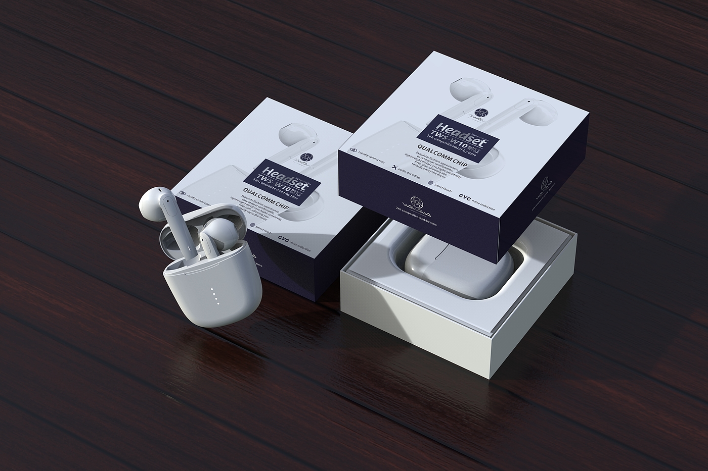 Wireless Bluetooth，Bluetooth headset，3C digital，packing design，Brand design，Digital packaging，Mobile Accessories，Accessories packaging，