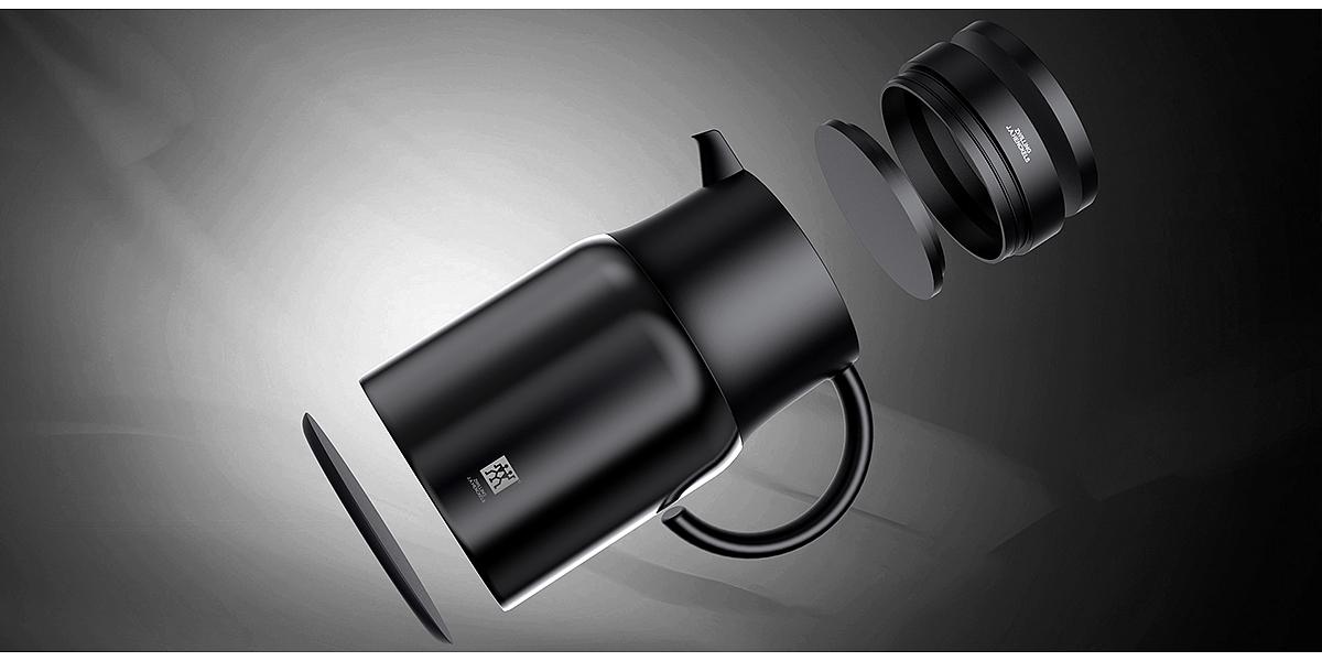 industrial design，packing design，Thermal insulation kettle，