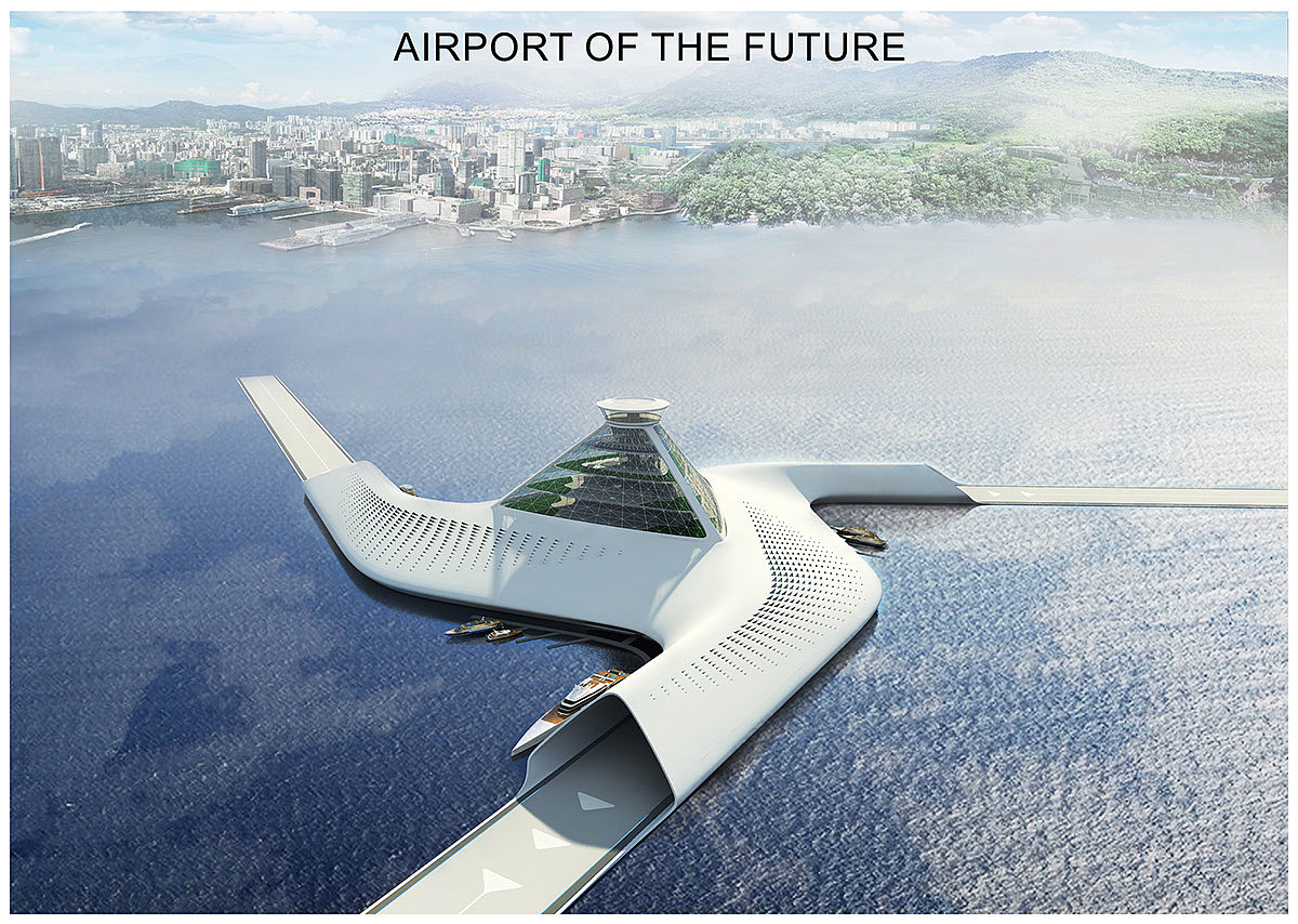 Architecture，airport，future，