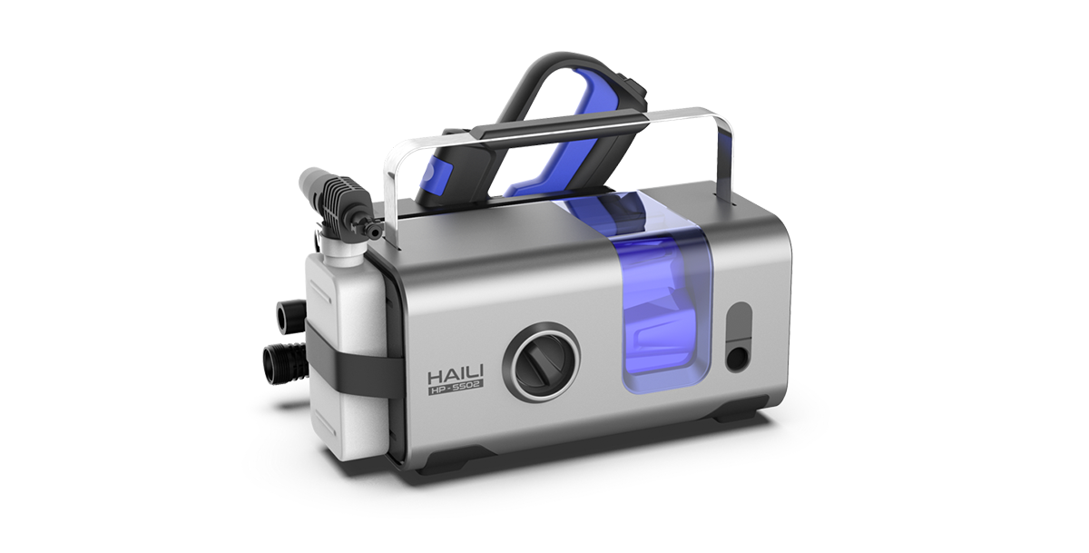 Appearance design，industrial design，Color scheme，High pressure cleaning machine，