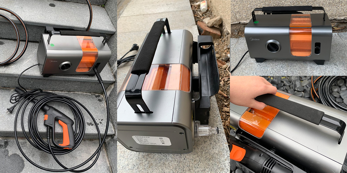 Appearance design，industrial design，Color scheme，High pressure cleaning machine，