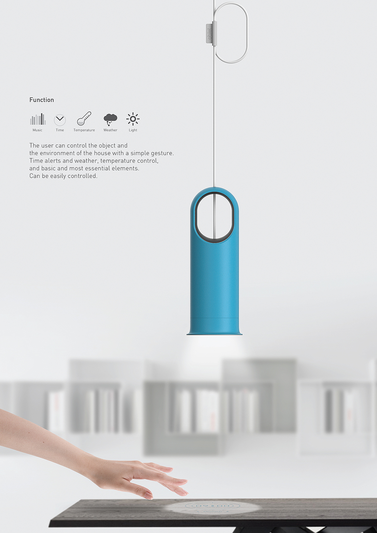 Touch ，Sense of science and technology，intelligence，lamp，