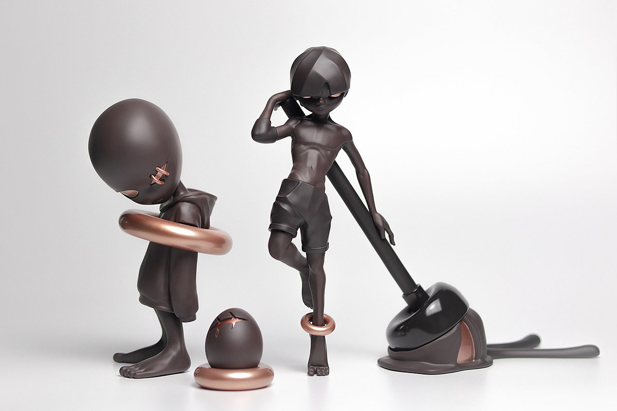 Sculpture，product design，Toys，Character design，Hudiky，