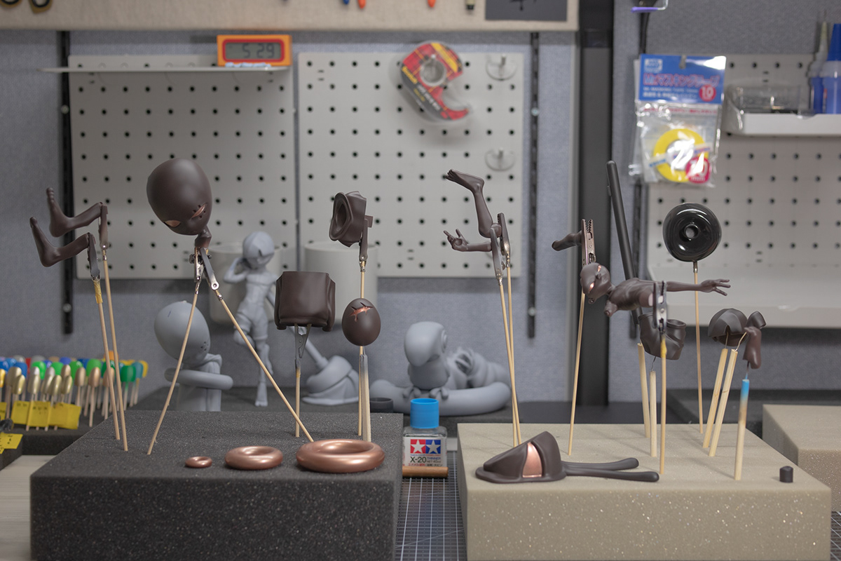 Sculpture，product design，Toys，Character design，Hudiky，