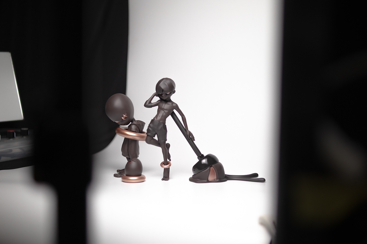 Sculpture，product design，Toys，Character design，Hudiky，