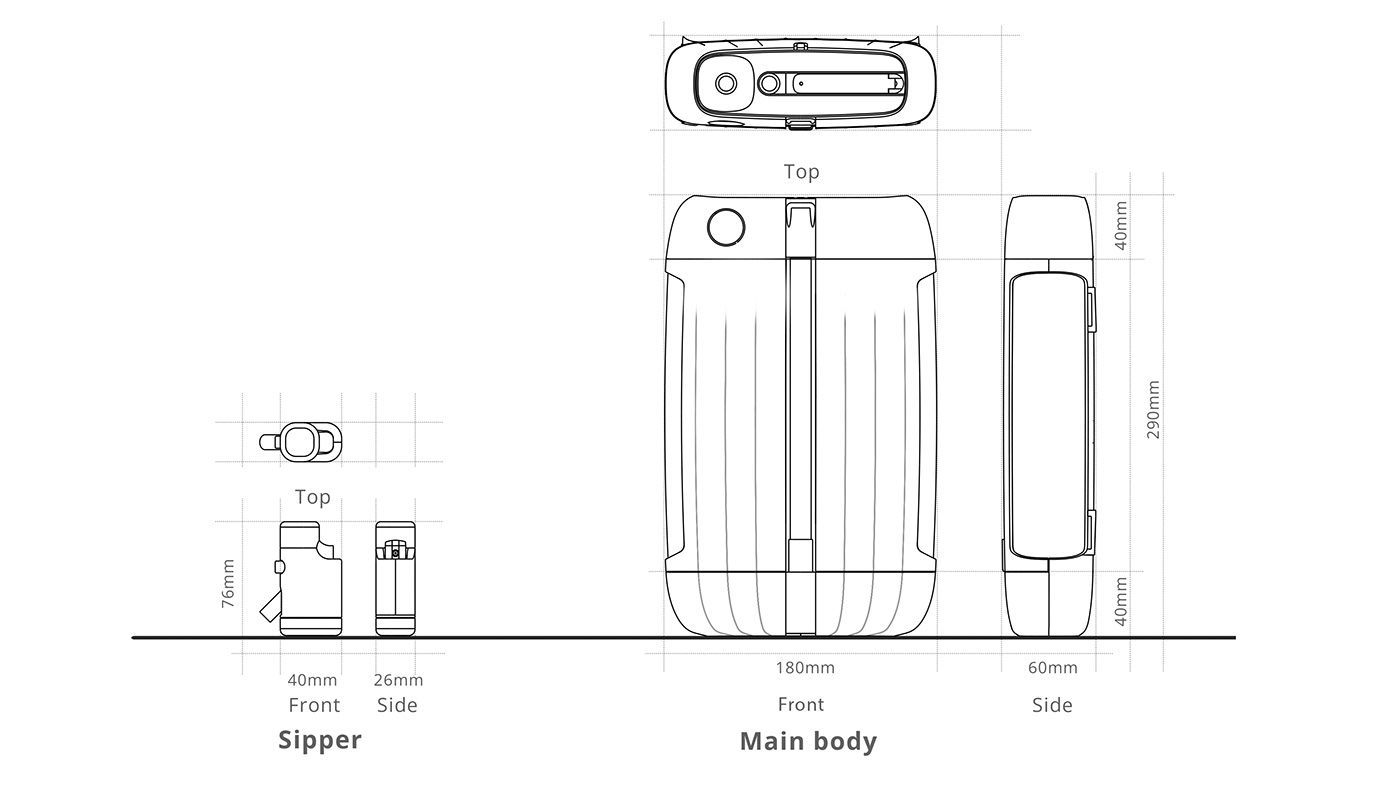 industrial design，CIR2，hike，kettle，