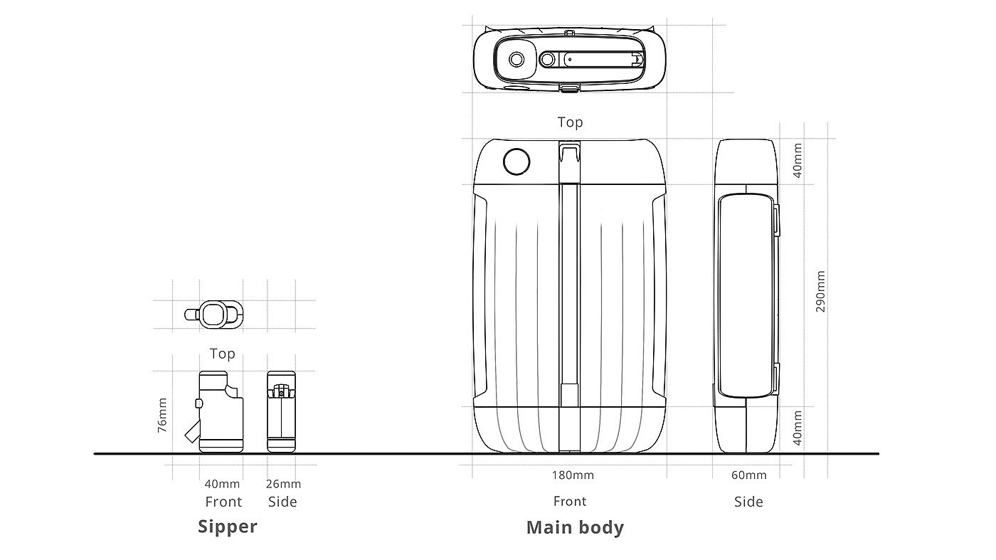 industrial design，CIR2，hike，kettle，