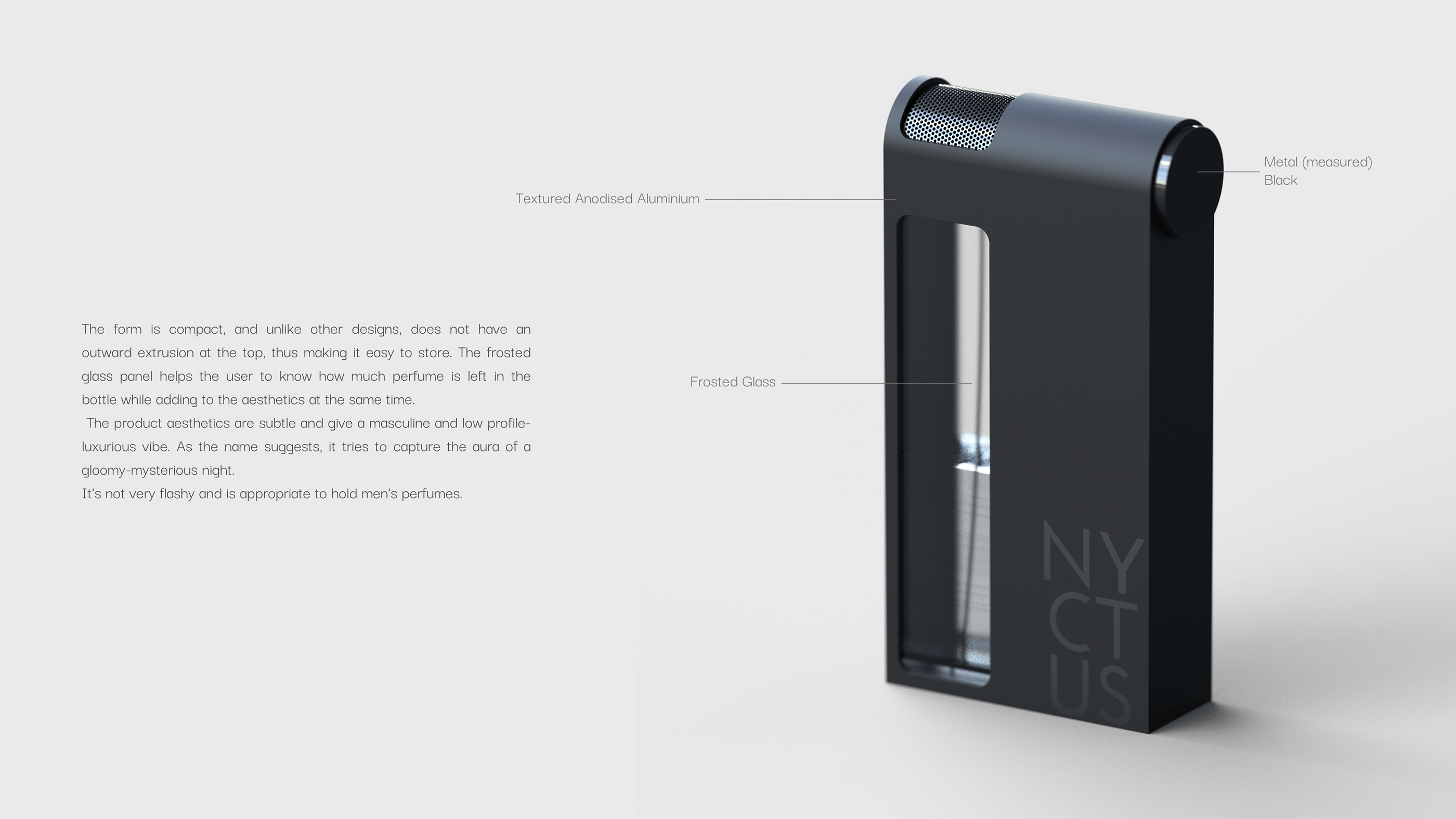 NYCTUS，Perfume bottle，concept，Art，brand，