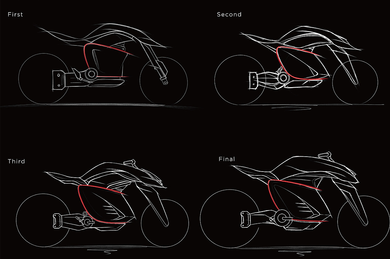 Bicycle，concept，tesla，industrial design，Futurism，