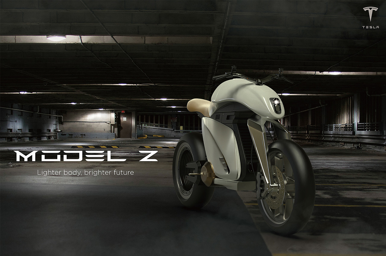 Bicycle，concept，tesla，industrial design，Futurism，