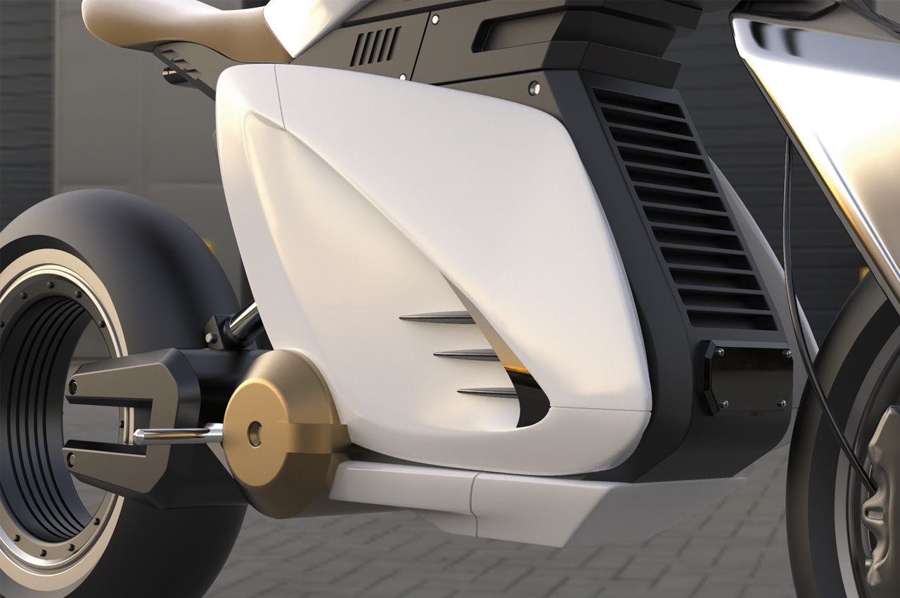 Bicycle，concept，tesla，industrial design，Futurism，