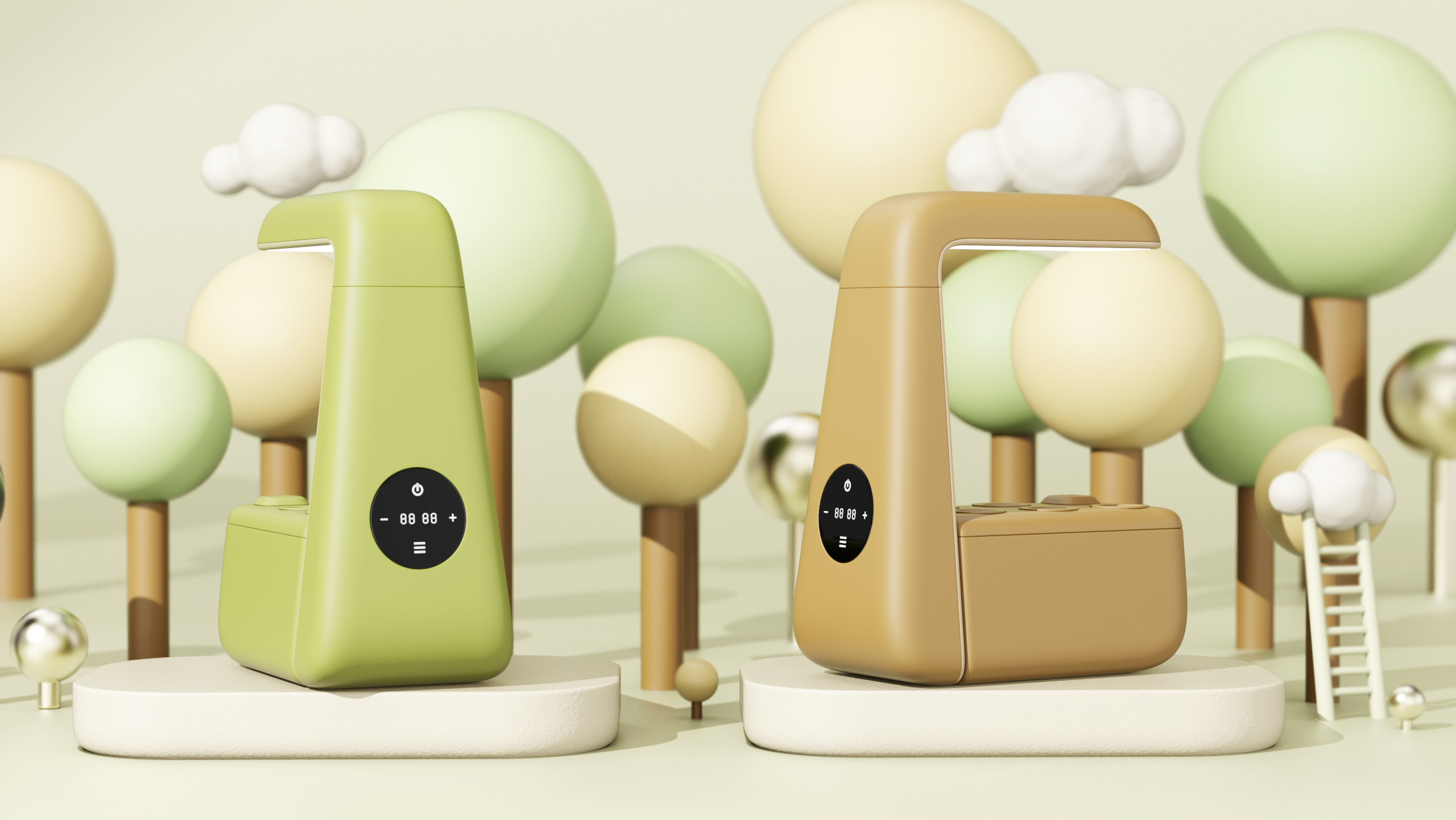 Children's Hydroponic Lamp，Appearance Design of Hydroponic Lamp，Original design，Simple wind hydroponic lamp，