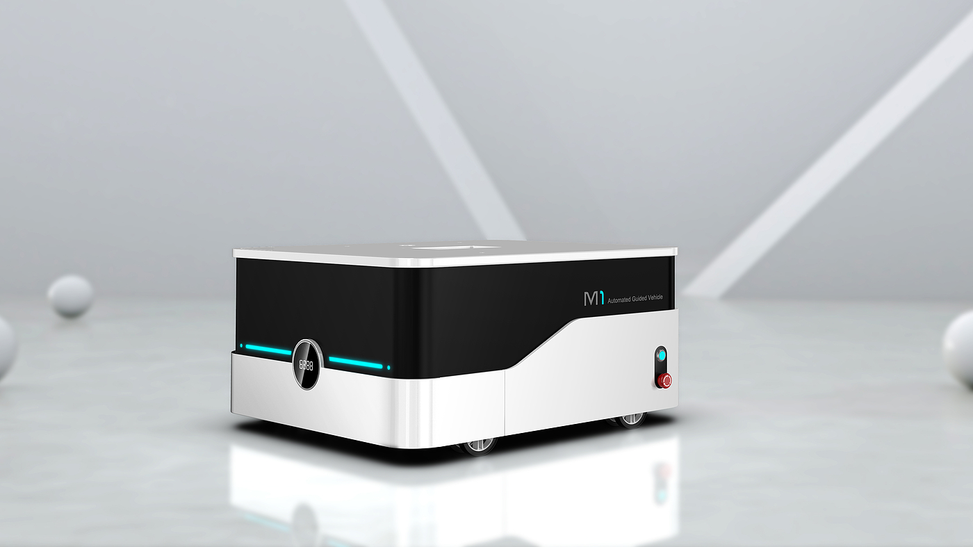 Intelligent delivery car design, industrial equipment design，
