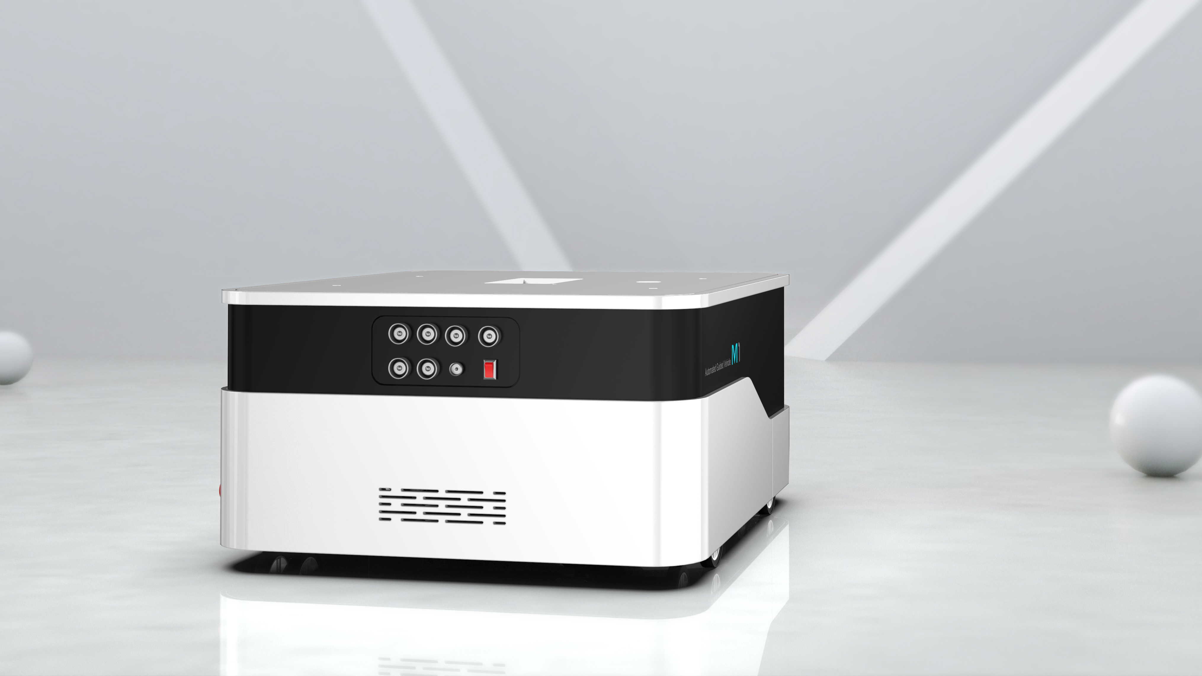 Intelligent delivery car design, industrial equipment design，