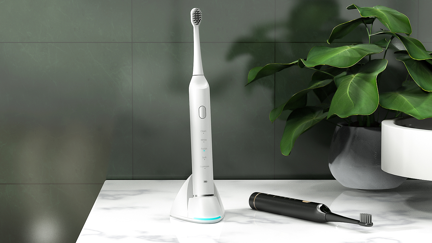 Electric toothbrush，Personal care，Dental care，Appearance design，industrial design，product design，
