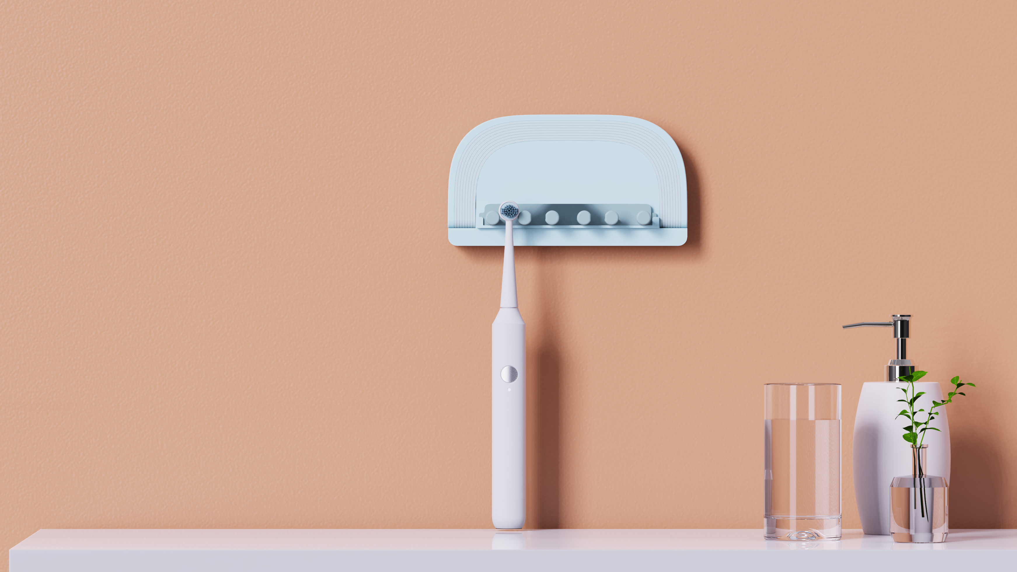 Disinfected toothbrush，healthy life，Appearance design，product design，industrial design，Disinfection and sterilization，