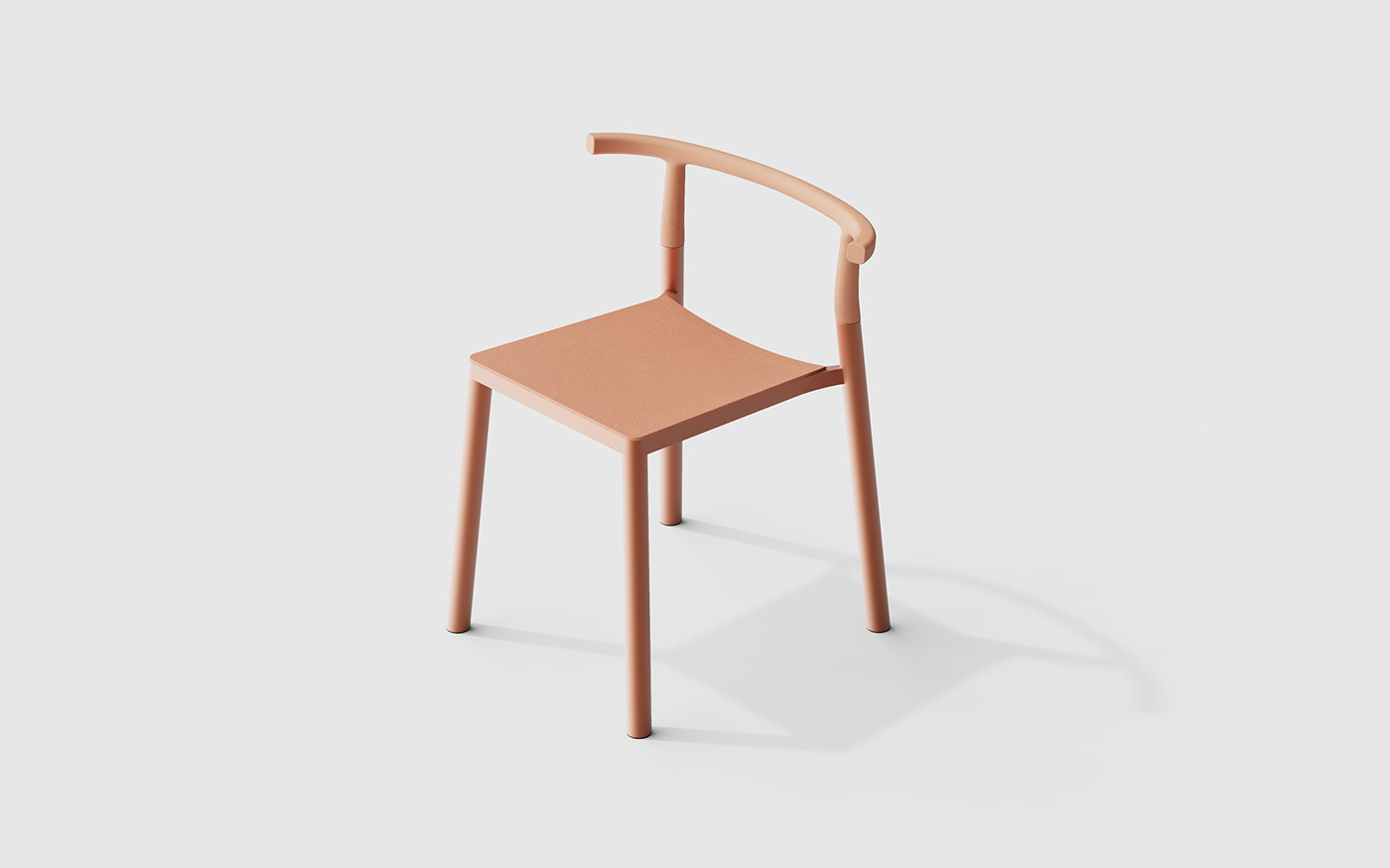 Aluminium stacked chair，Simplicity，delicate，chair，