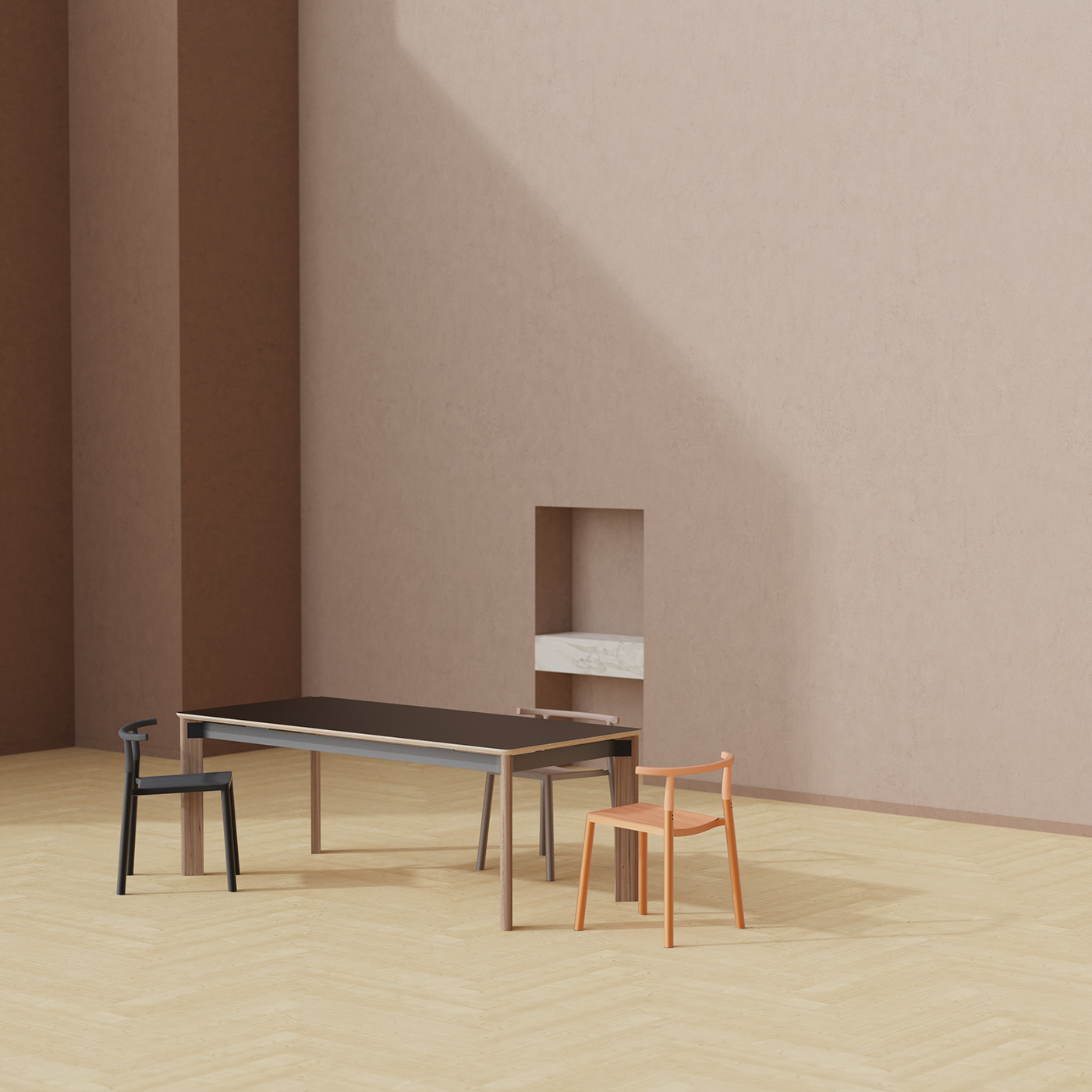 Aluminium stacked chair，Simplicity，delicate，chair，