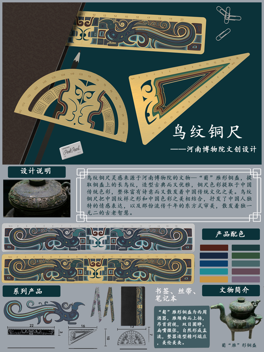 Cultural creation，Henan Museum，Stationery，