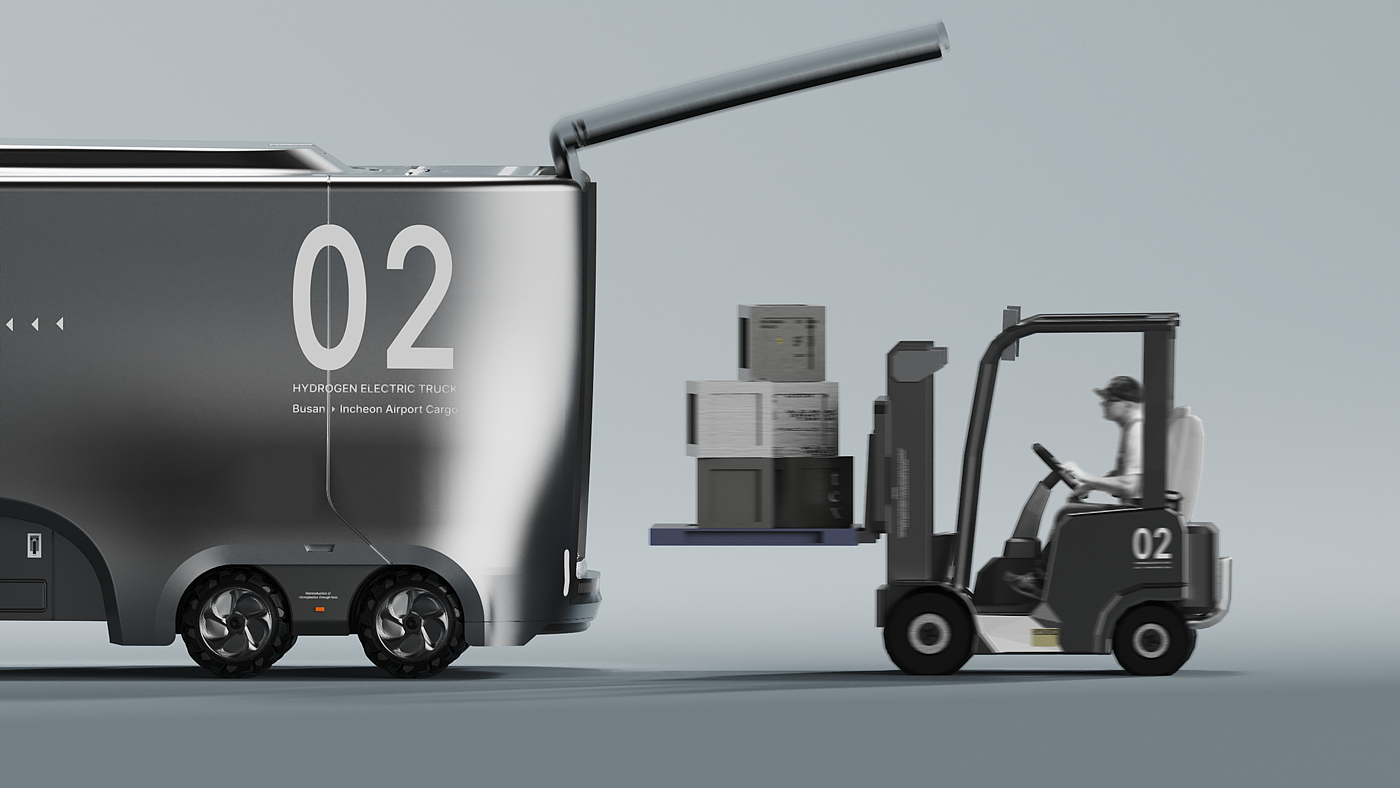 Appearance design，future，new energy，truck，