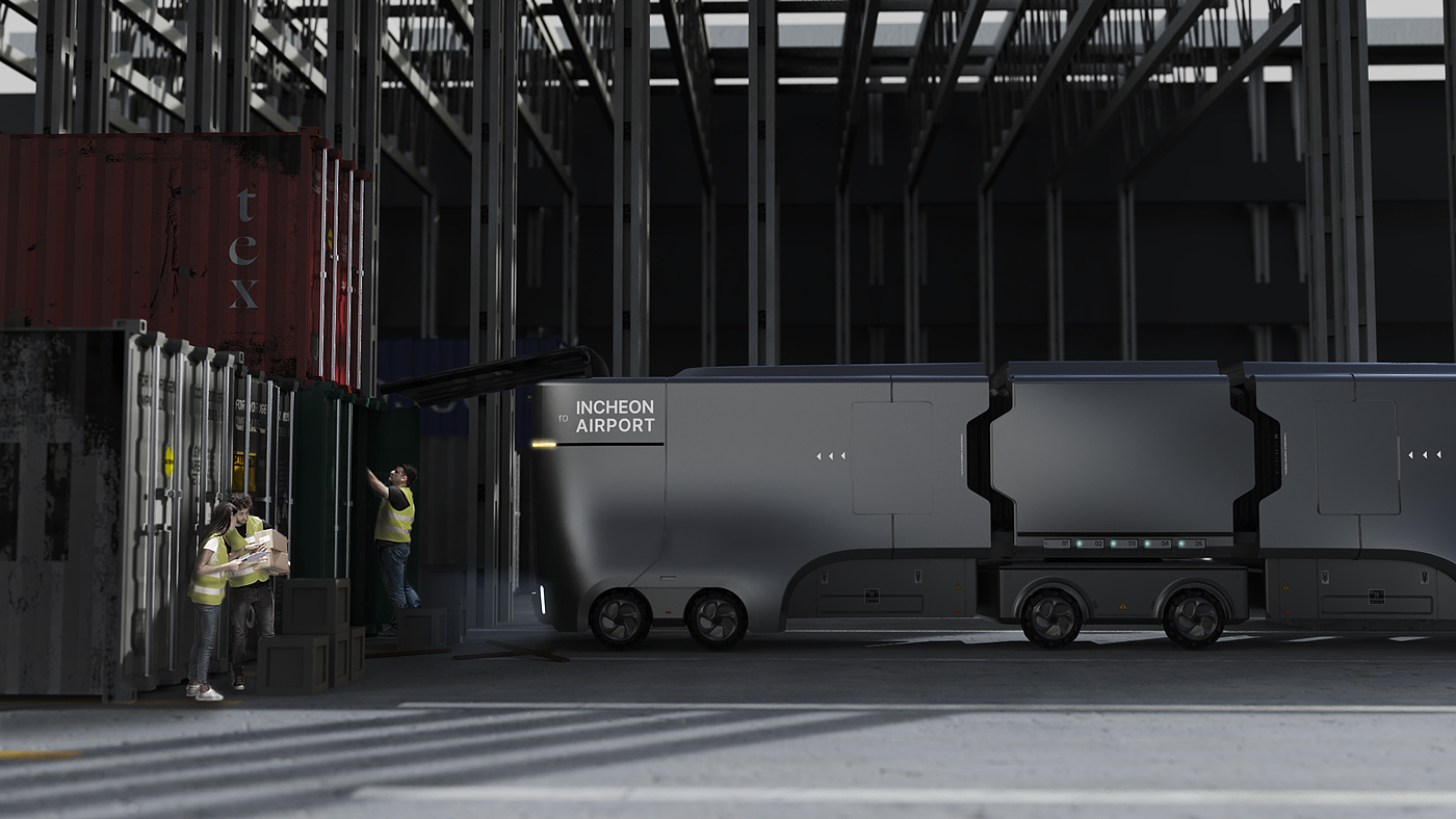 Appearance design，future，new energy，truck，