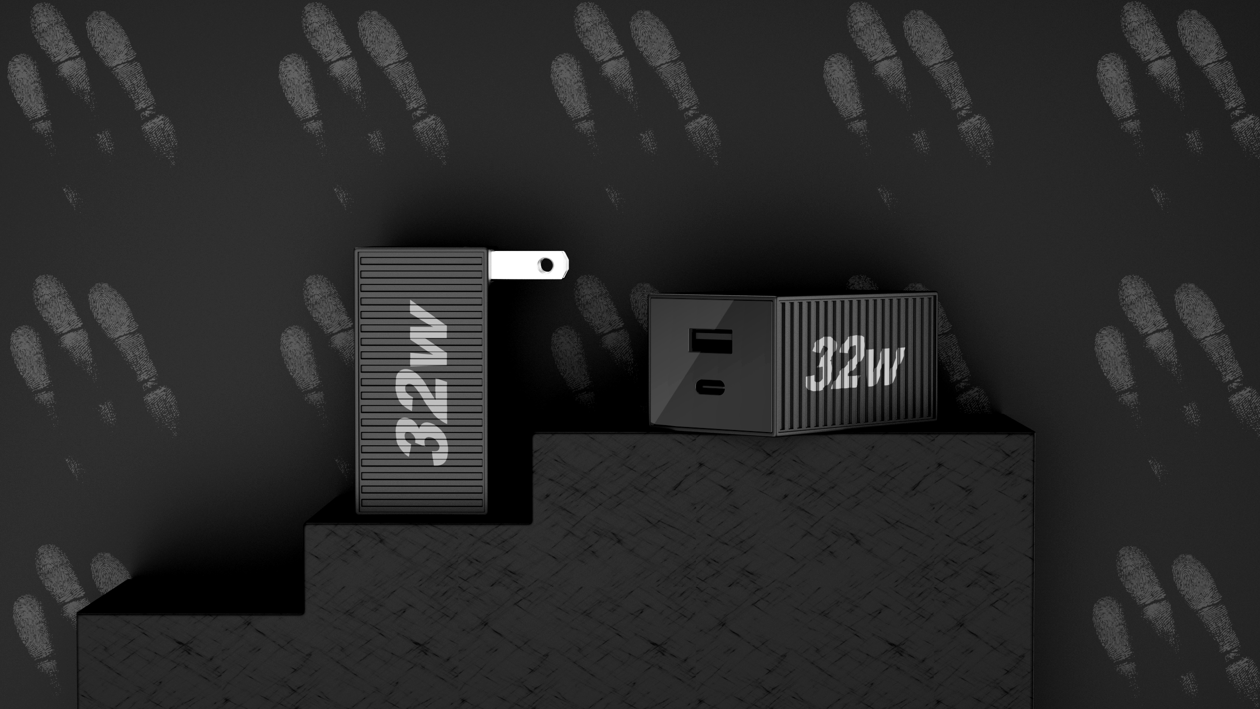 Container charger，Charger Appearance Design，Charger，product design，industrial design，Tide and cool wind，