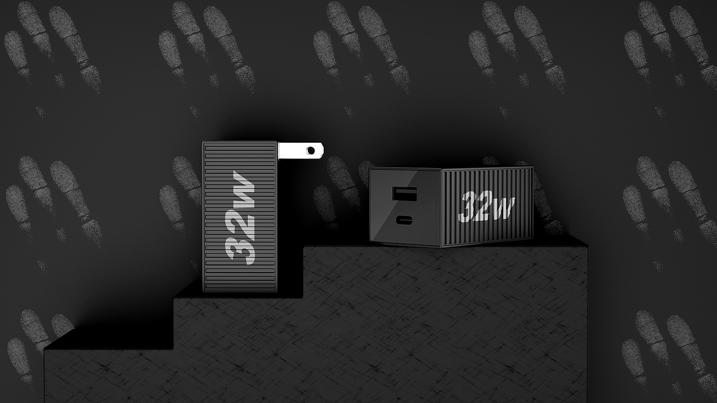 Container charger，Charger Appearance Design，Charger，product design，industrial design，Tide and cool wind，