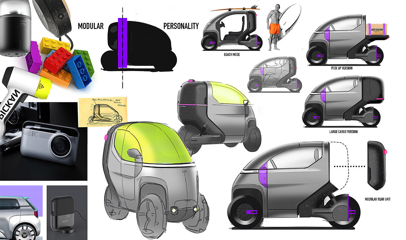 Electric vehicle，Tricycle，Nimbus，Front and rear seats，