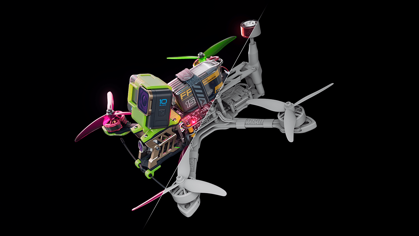 UAV，Appearance design，product design，exquisite，Product video，