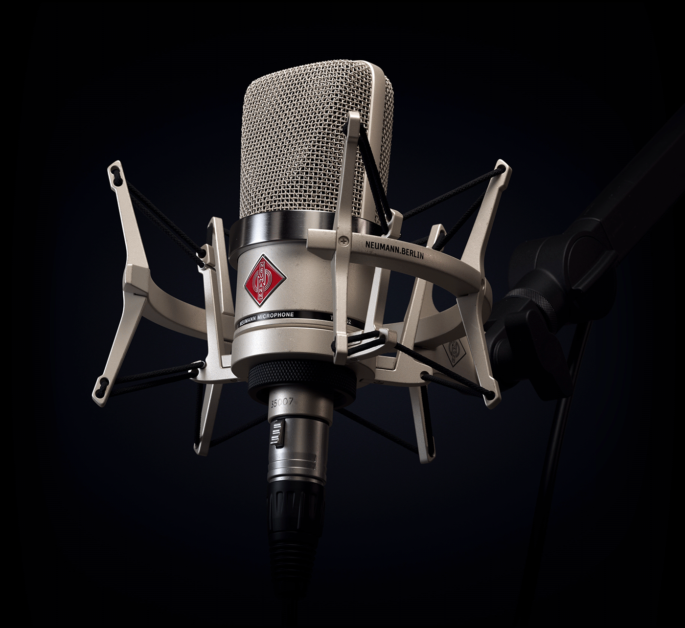 3d，Cinema 4D，visualization，Microphone，Neumann，