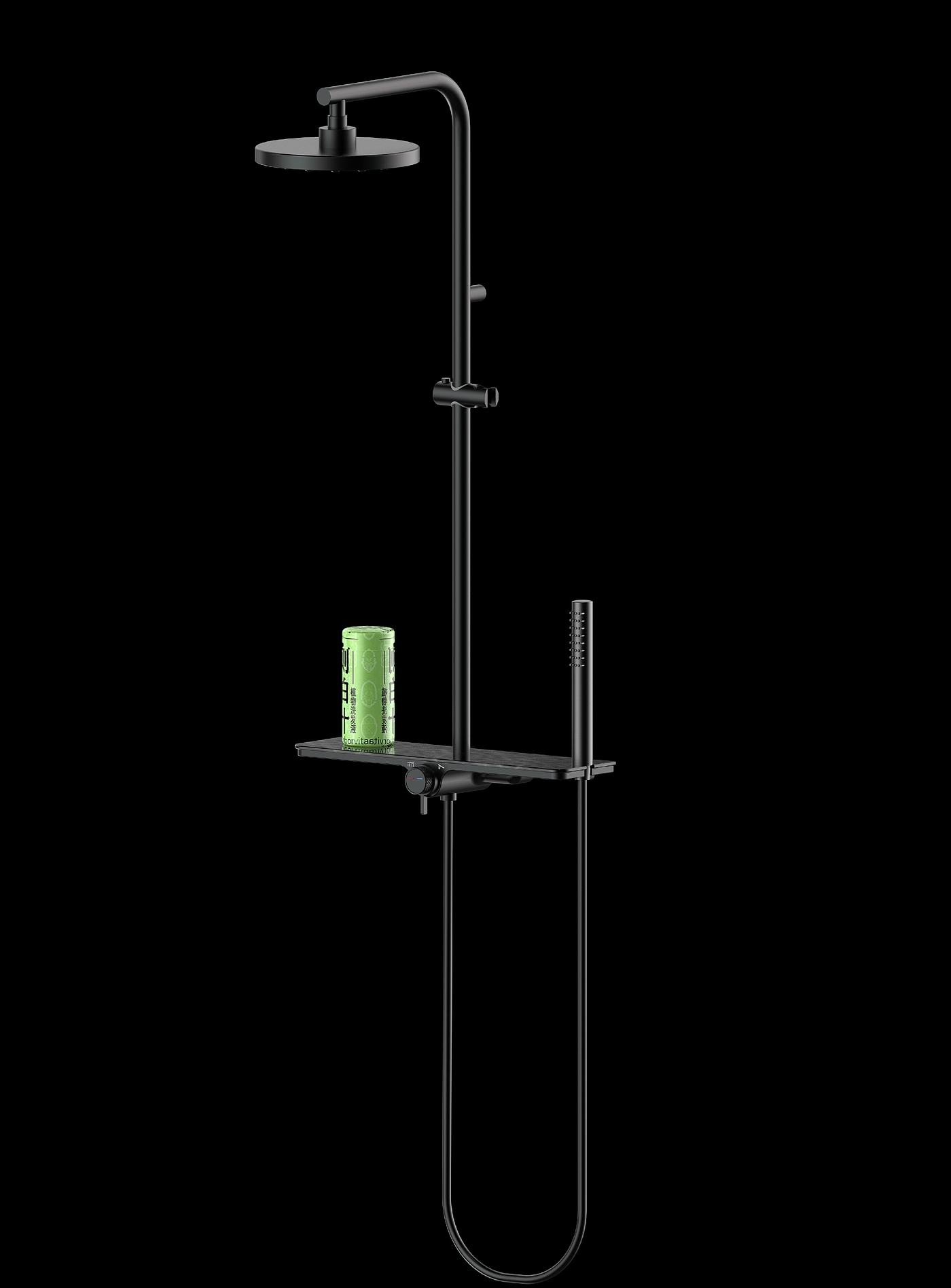 Oversized storage shower system，