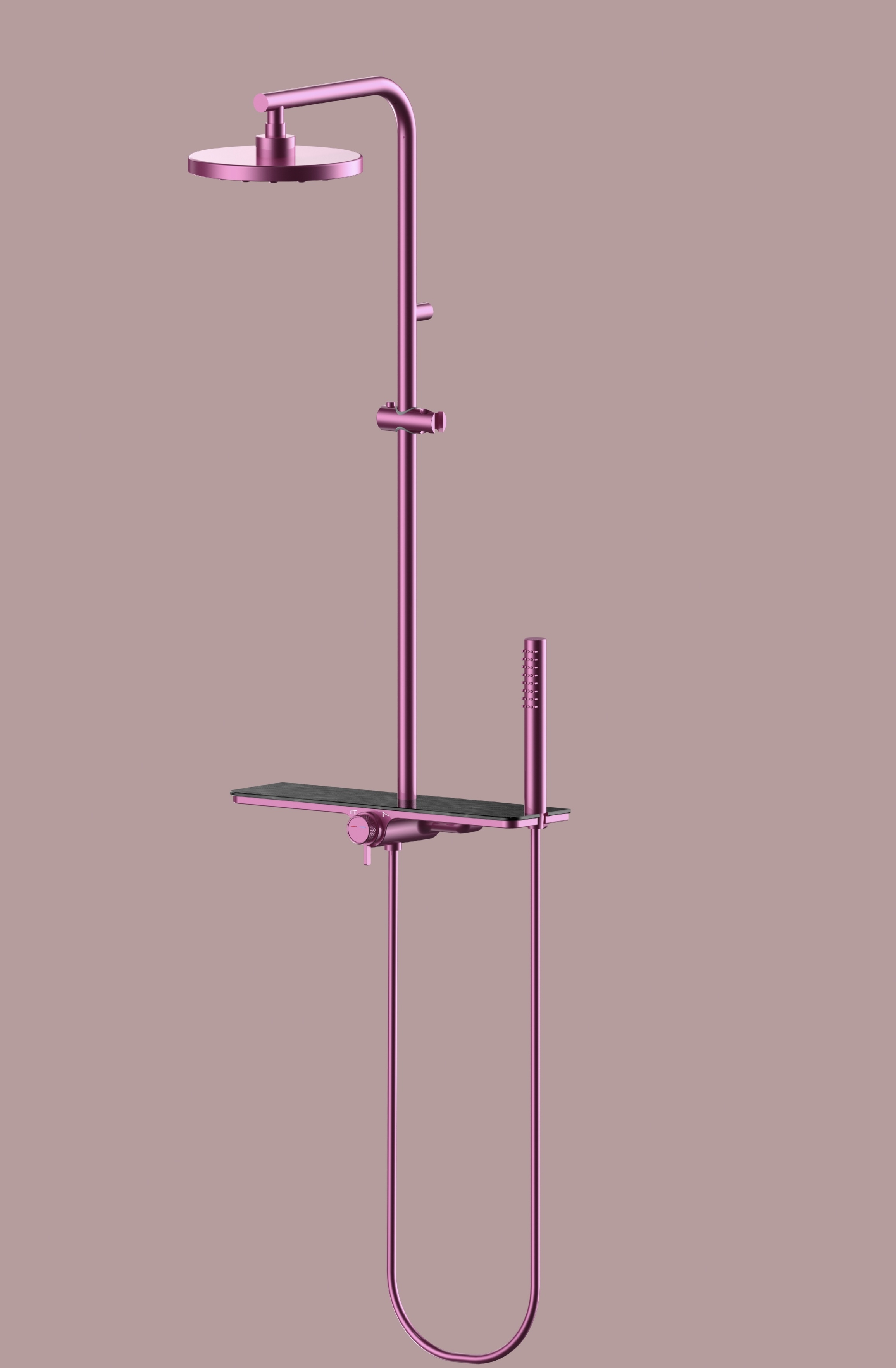 Oversized storage shower system，