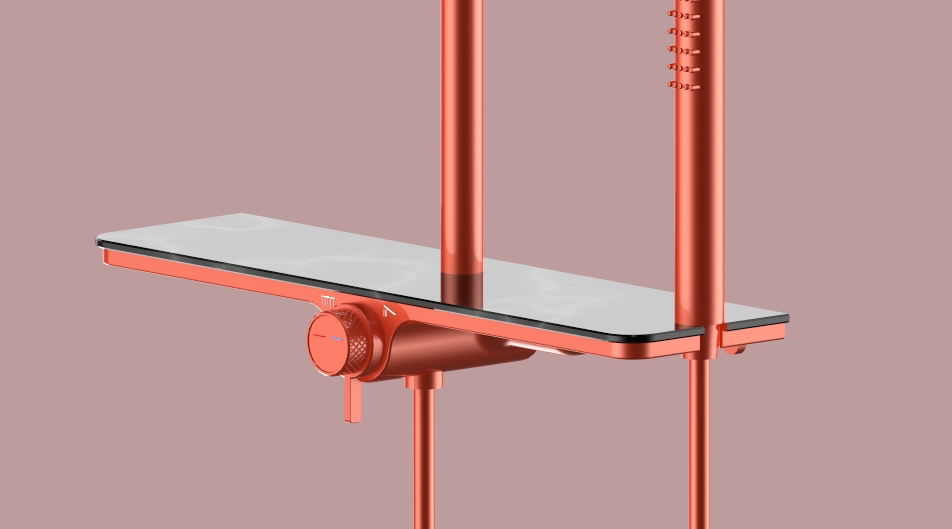 Oversized storage shower system，