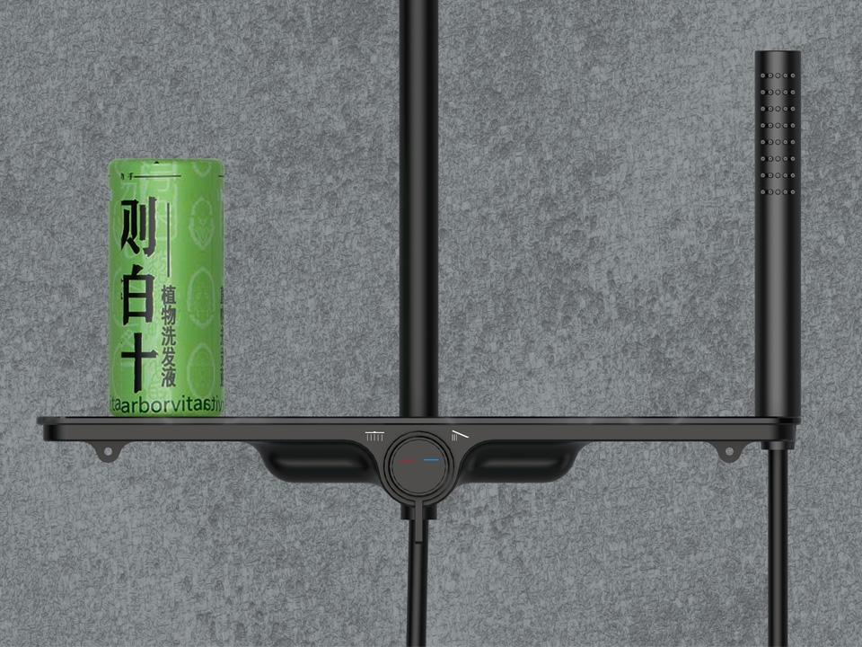 Oversized storage shower system，