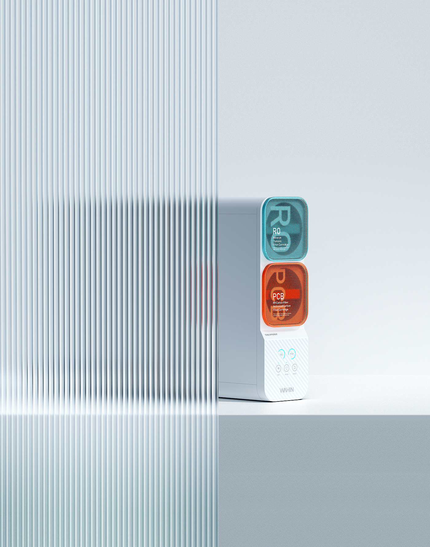 industrial design，Product rendering，Home appliance design，product design，Water purifier，White goods，CMF design，Color matching design，