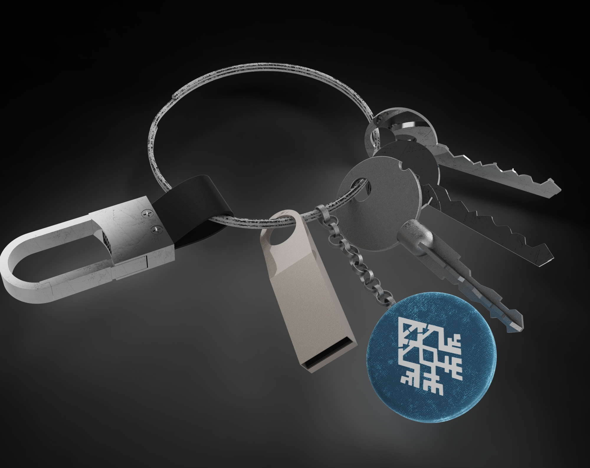 Pendant，Necklace，key，Li，Key buckle，Totems，