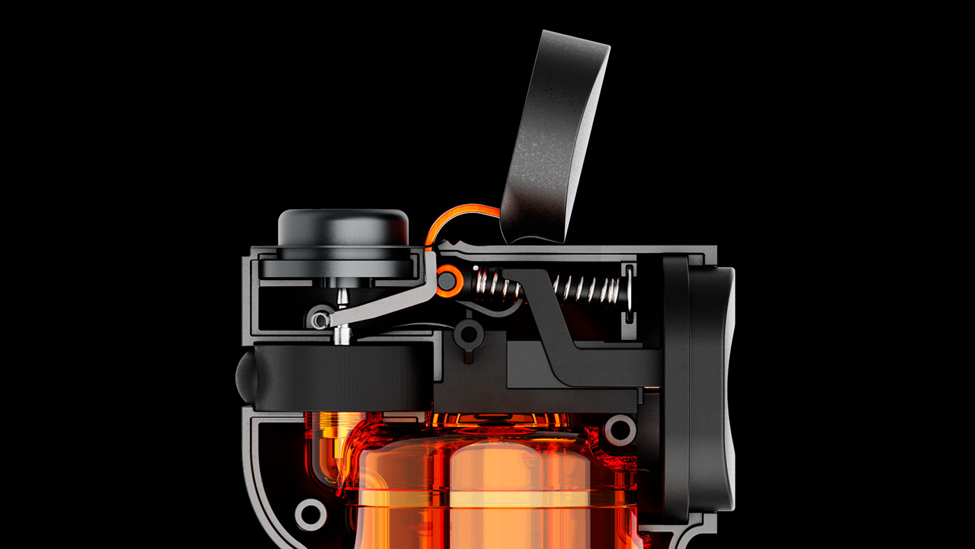 lighter，Appearance design，exquisite，industrial design，