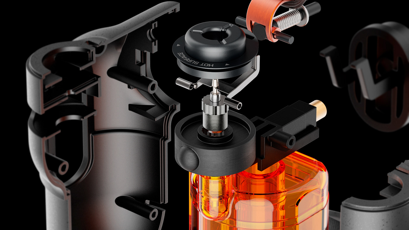 lighter，Appearance design，exquisite，industrial design，