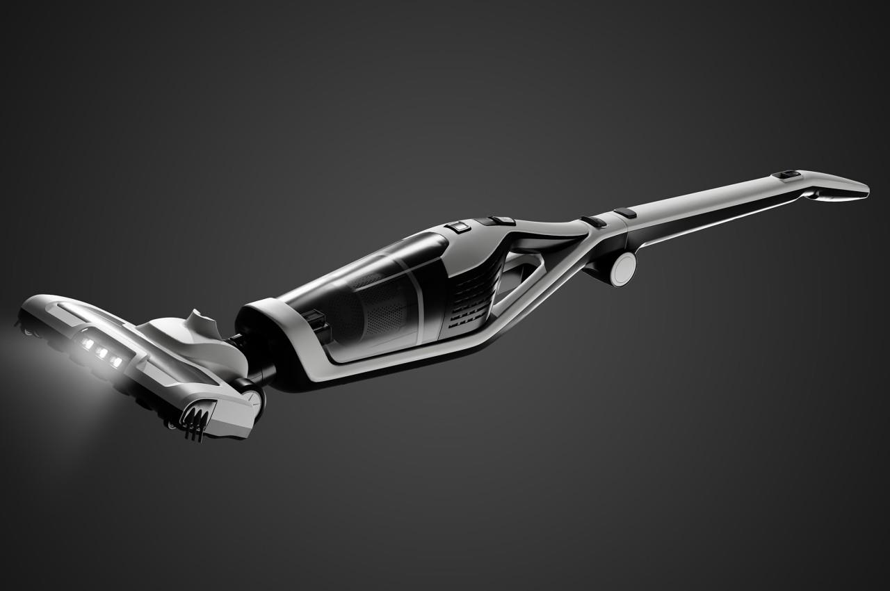 fold，Manual，Vacuum cleaner，future，Appearance design，