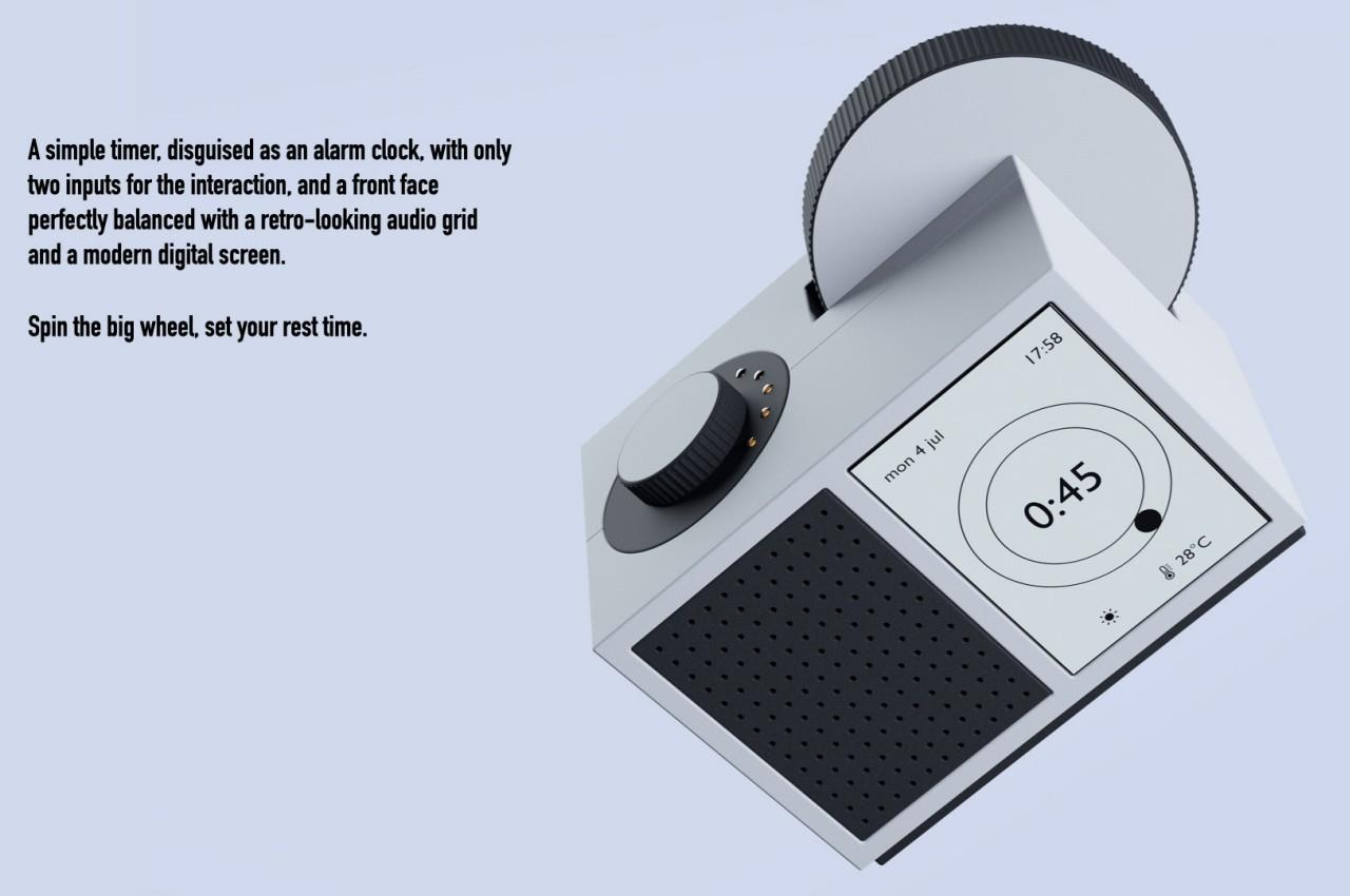 alarm clock，timer，Appearance design，modern，exquisite，