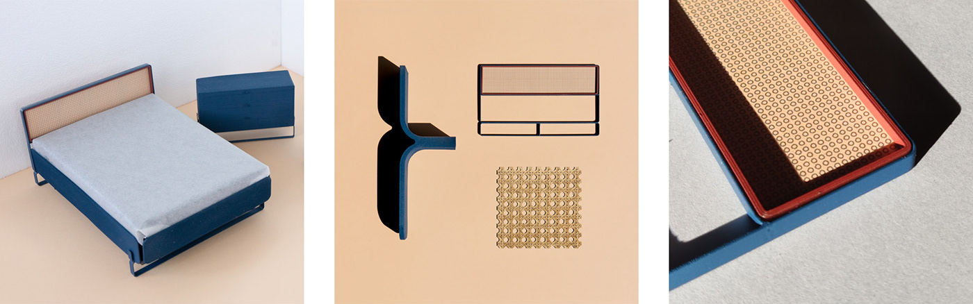 Rattan，Bed，novel，environment protection，