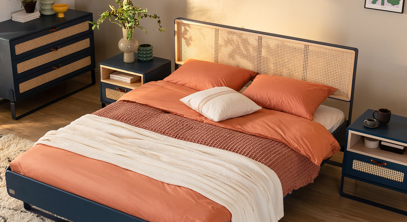 Rattan，Bed，novel，environment protection，