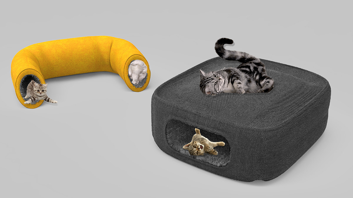 sofa，Pets，product design，cat，Design，furniture，