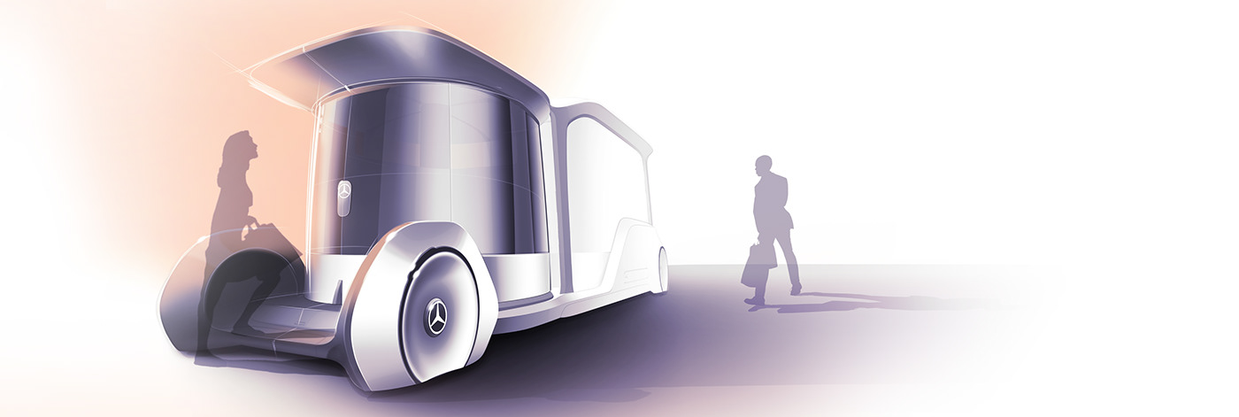 science and technology，innovate，fashion，Mercedes-Benz BUS，