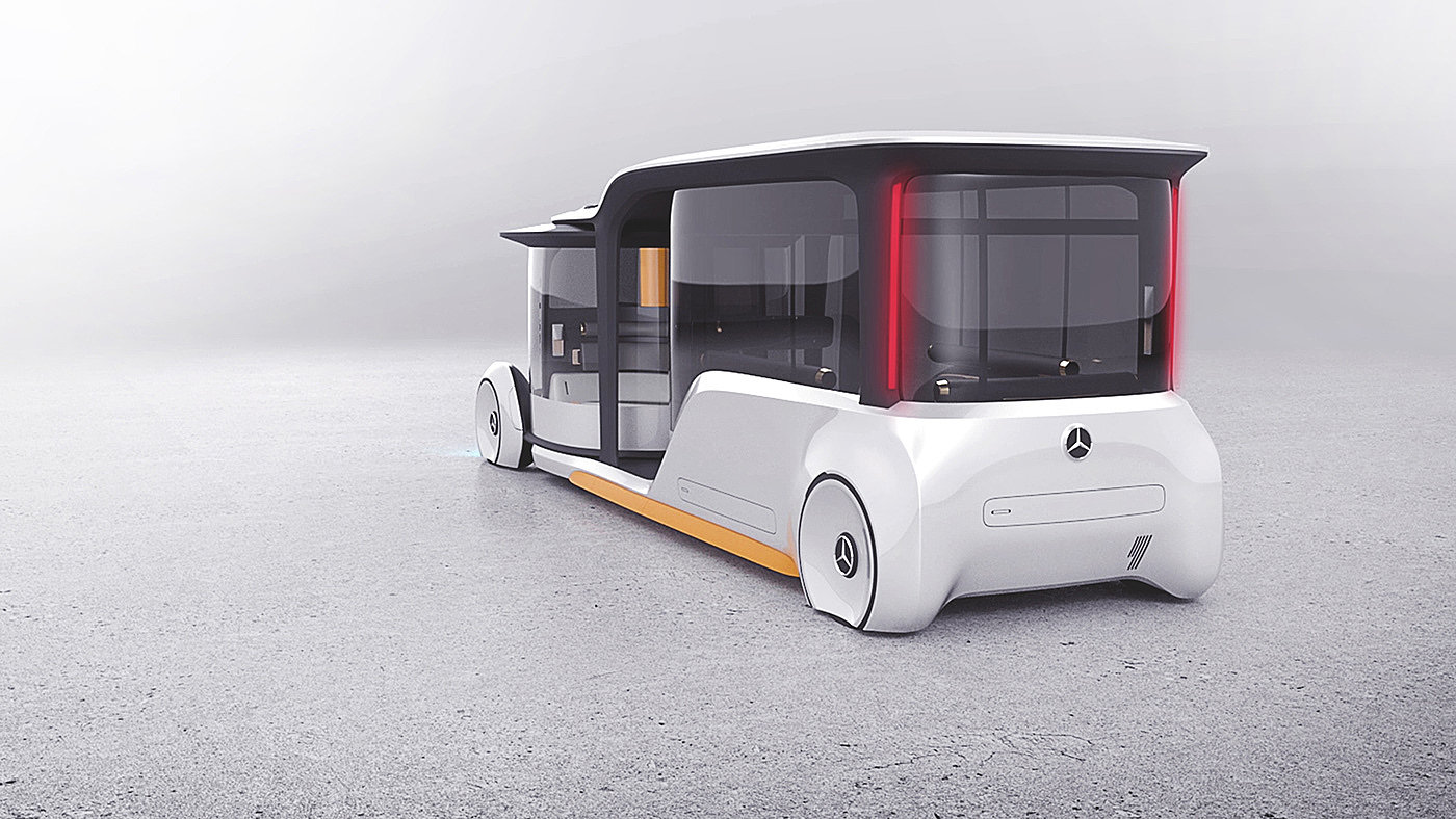 science and technology，innovate，fashion，Mercedes-Benz BUS，